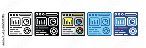Dashboard Panel  Icon Element For Design