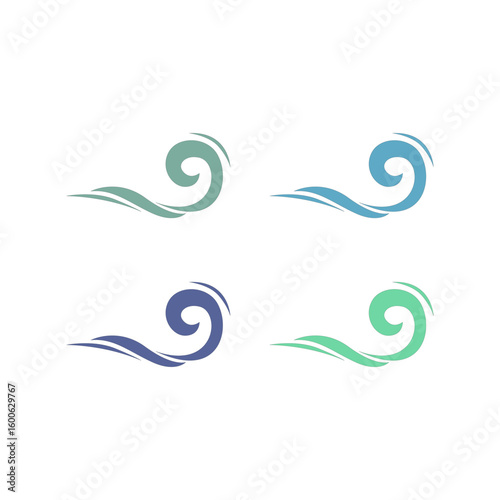 WATER SPLASH SIGN SYMBOL LOGO VECTOR
