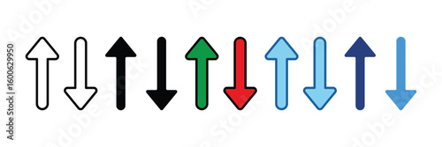 Sorting Arrows  Icon Element For Design