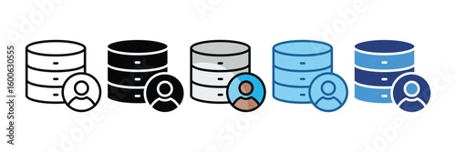 User Data  Icon Element For Design
