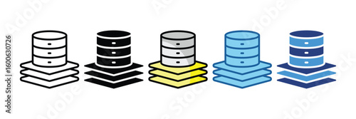 Data Layer  Icon Element For Design