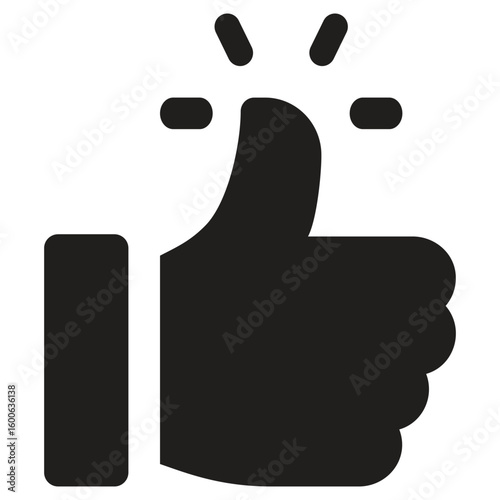 Thumbs Up Illustration - Approval Icon