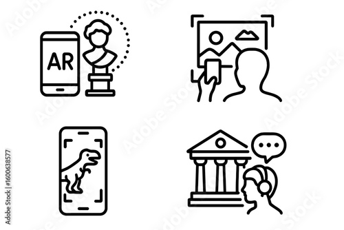 Explore augmented reality experiences in museums using smartphone technology to enhance visitor engagement