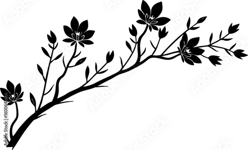 Silhouette Flower collection 
