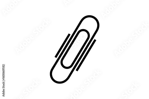 Silver Paperclip office supply stationery