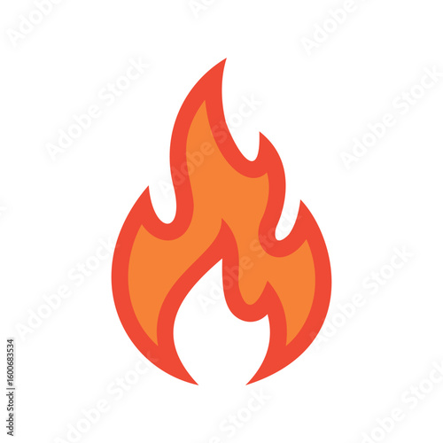 Dynamic and versatile fire logo design with bold red flames and professional typography