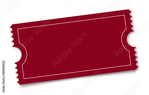 Vector coupon. Discount coupon template isolated. Vector ticket	