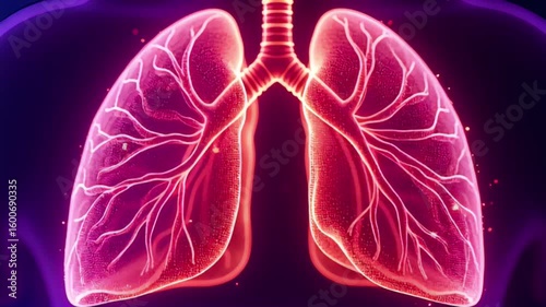 Lungs Anatomy: Detailed 3D Medical Visualization