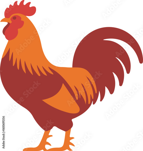 rooster called icon set , rooster crowing in the morning silhouette icon, solid black rooster vector icon, rooster illustration set,