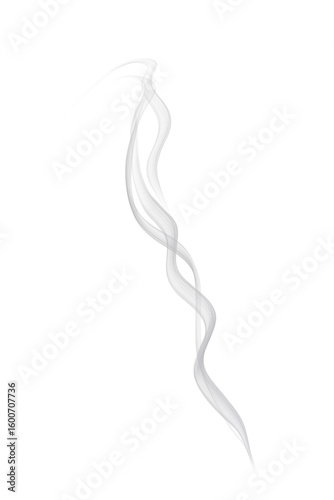 candle smoke isolated on transparent