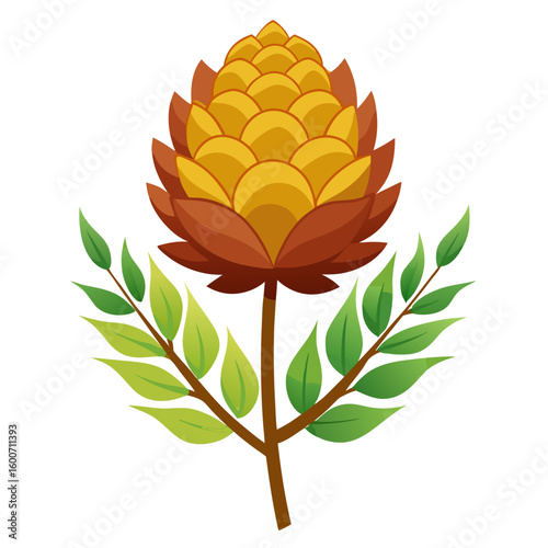 vector illustration of a flower
