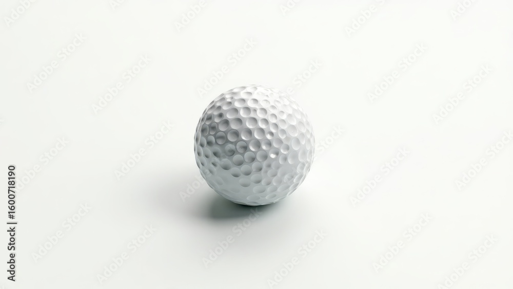 White golf ball on a plain background. White golf ball on a plain background.