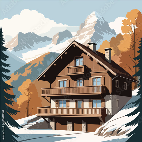 Traditional Swiss House