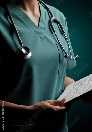 Medical professional doctor nurse healthcare stethoscope medicine hospital clinic health care practitioner