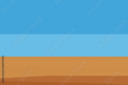 Open barren field with no landmarks under cloudy sky