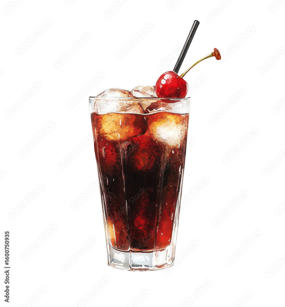 cocktail with cherry cocktail with cherry