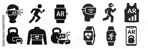 Innovative fitness technology blending augmented reality with health monitoring for enhanced training experiences