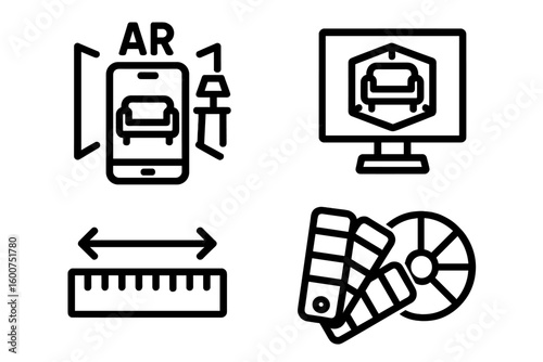Exploring augmented reality applications for interior design and home decoration tools in a modern setting