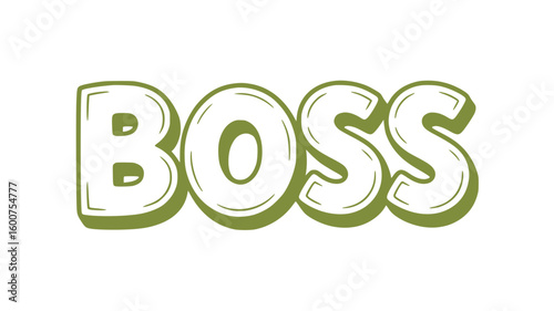 Boss Text Art.
