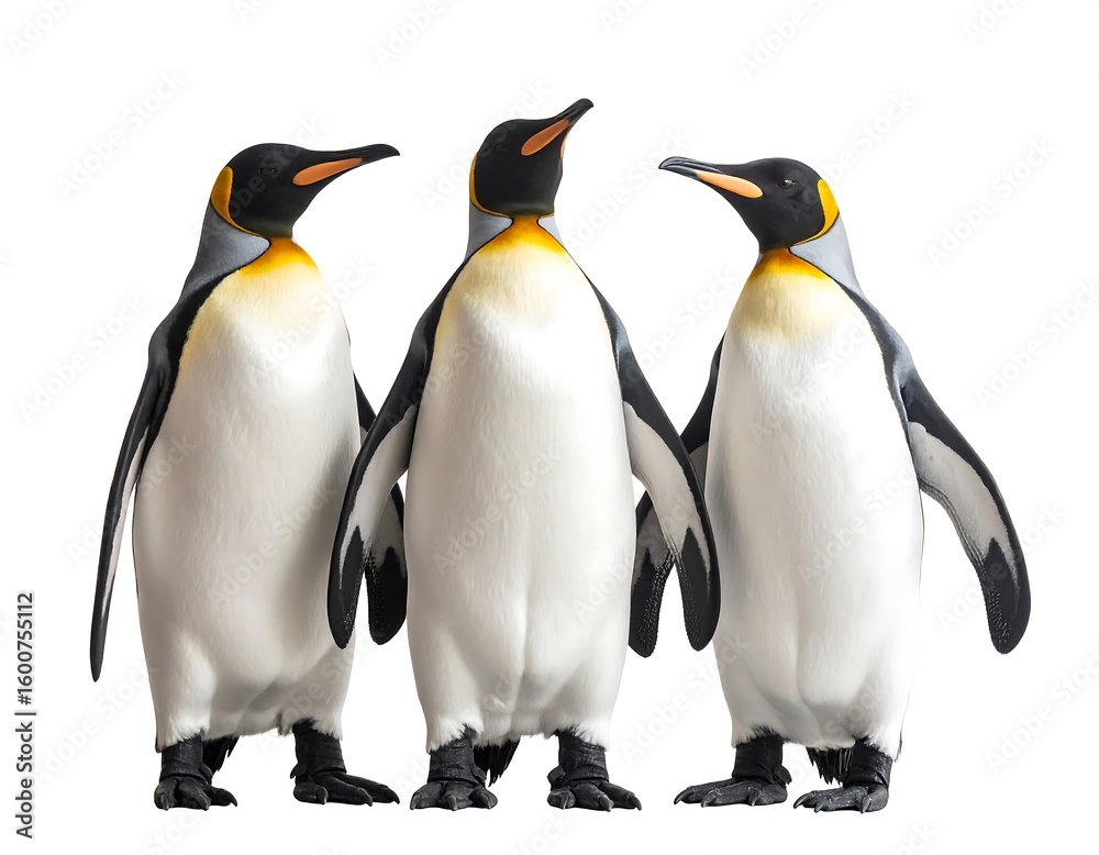 Fototapeta premium Penguins in a row