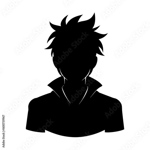 Avatar vector silhouette 