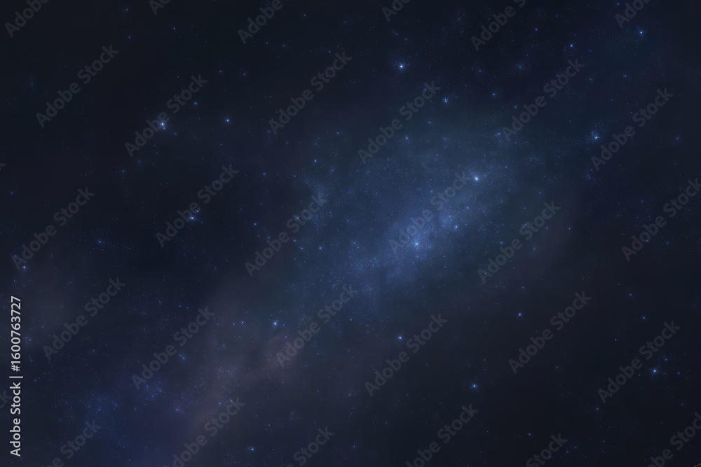 Naklejka premium Deep Space Nebula With Distant Stars galaxy cosmos