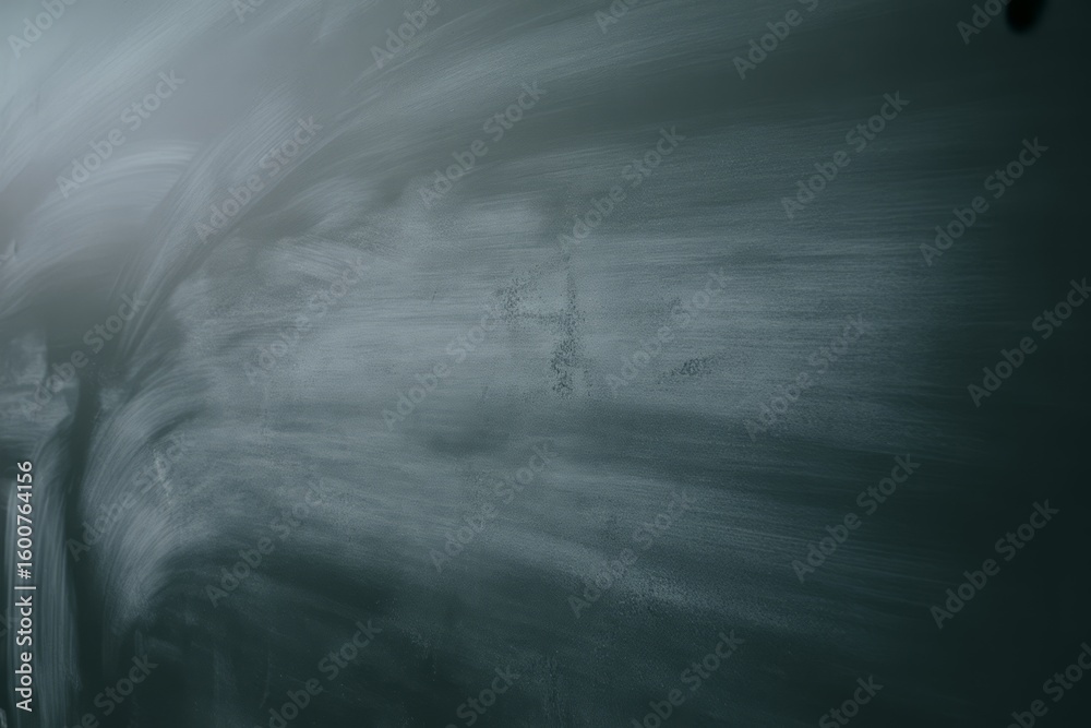 Obraz premium Dusty chalkboard surface with smudged chalk marks blackboard