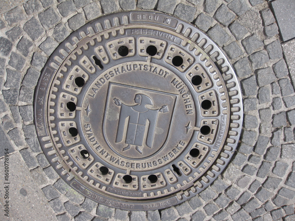 Münchner Gullideckel Münchner Gullideckel