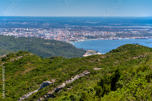 City of Setúbal seen from Arrábida