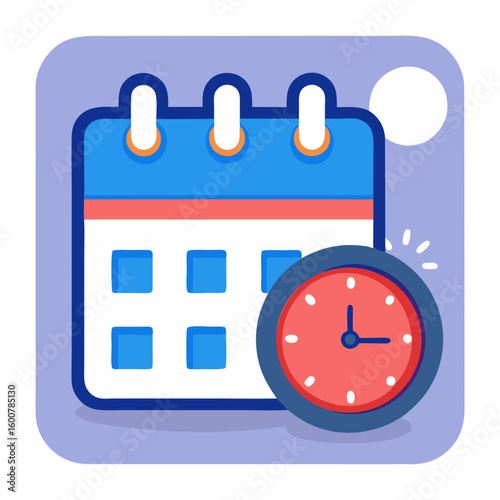 desktop calendar with a calendar