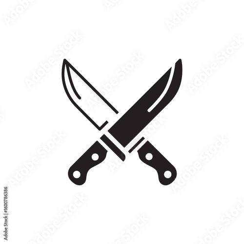 A versatile vector set of isolated sharp steel cutting tools, including scissors, knives, pliers, and a multitool penknife with various implements on a white background