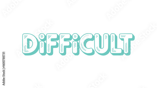 Difficult Word Art.