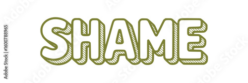 Shame Typography.
