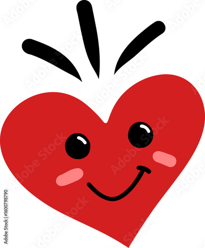 Coeur rouge emoji