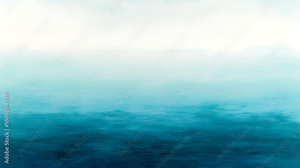 Fototapeta premium Serene ocean horizon with calming turquoise hues and gentle ripples under a bright sky