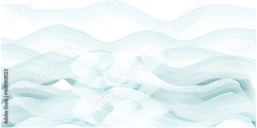 Abstract wave of ocean water, blue, aqua, and teal texture backdrop, abstract vector illustration design background