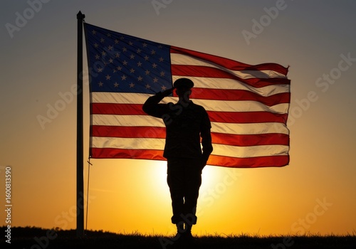 Veterans Day Flag Salute