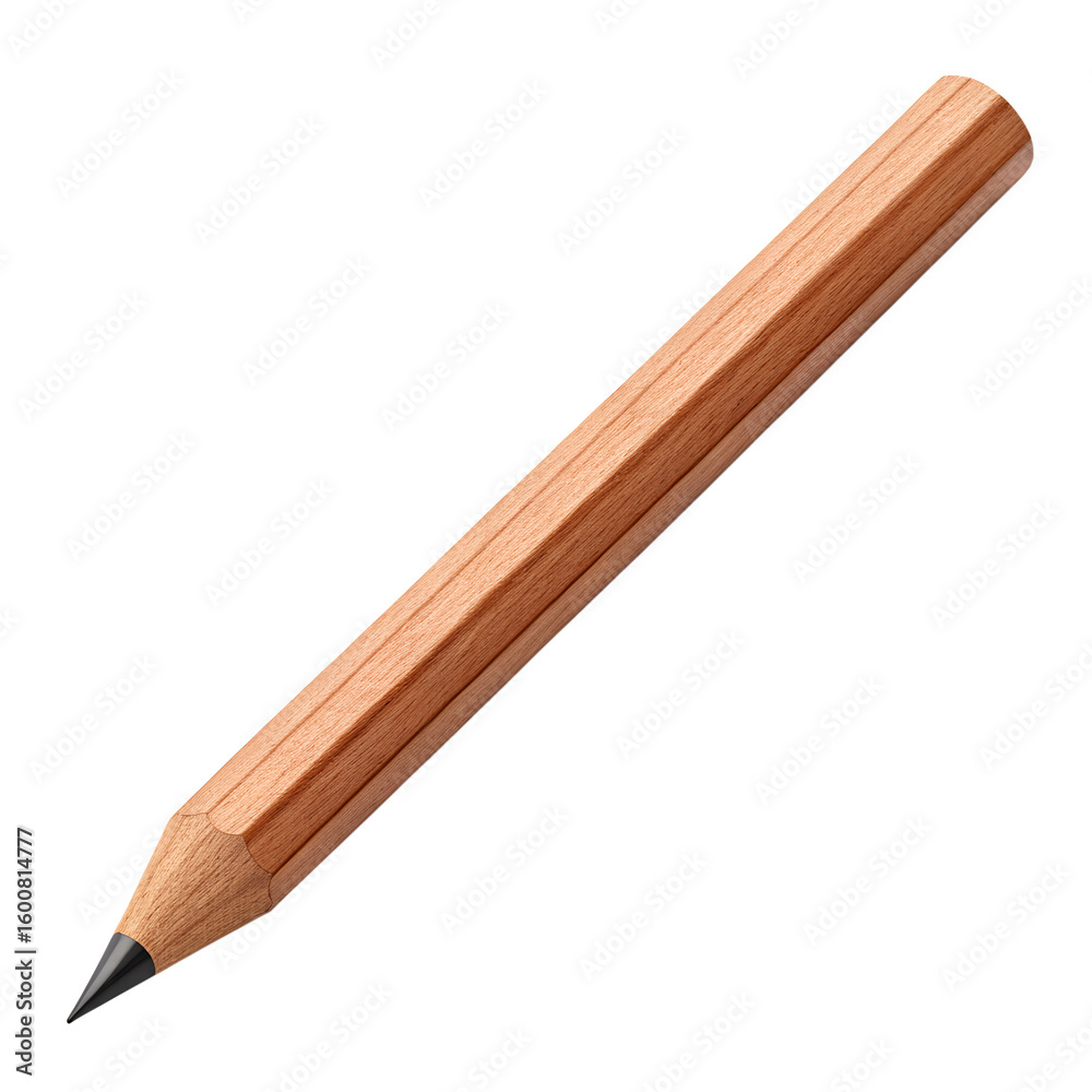 Obraz premium A carpenter s pencil. isolated on a transparent background