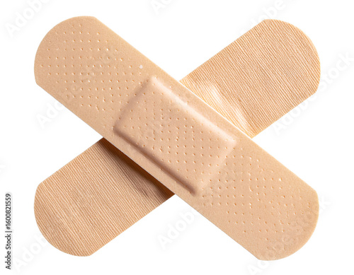 Bandaid Bandage Isolated on Transparent Background.
