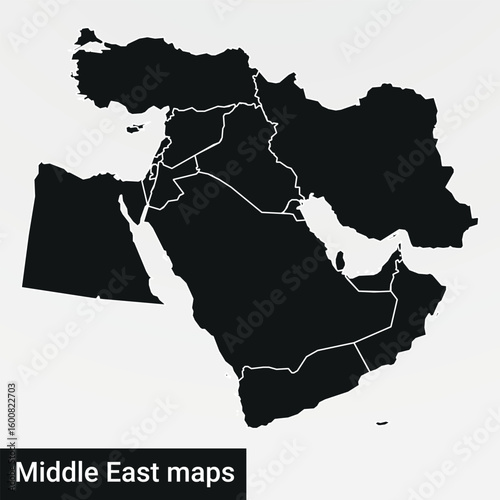 Middle East maps.