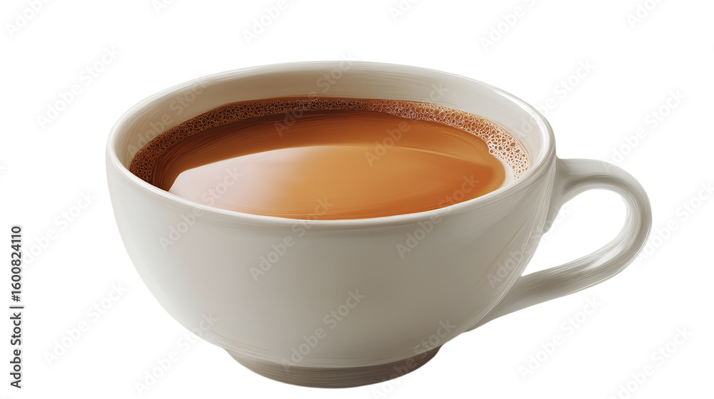 Creamy Tea Cup Beverage Warm Drink Refreshment Still Life Creamy Tea Cup Beverage Warm Drink Refreshment Still Life