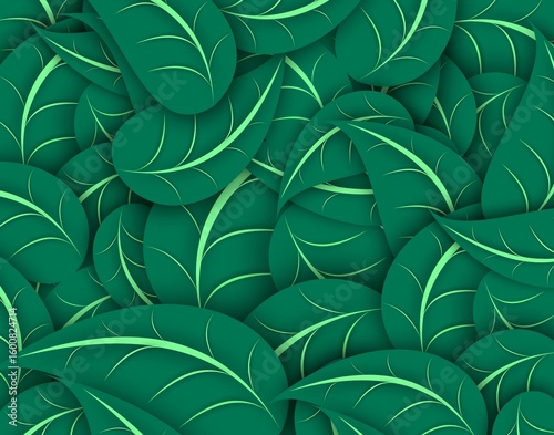 green leaves background