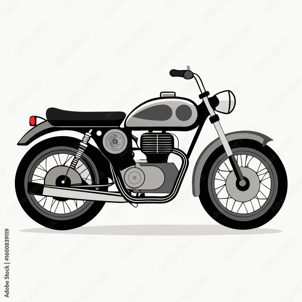 Obraz premium motorcycle isolated on white background