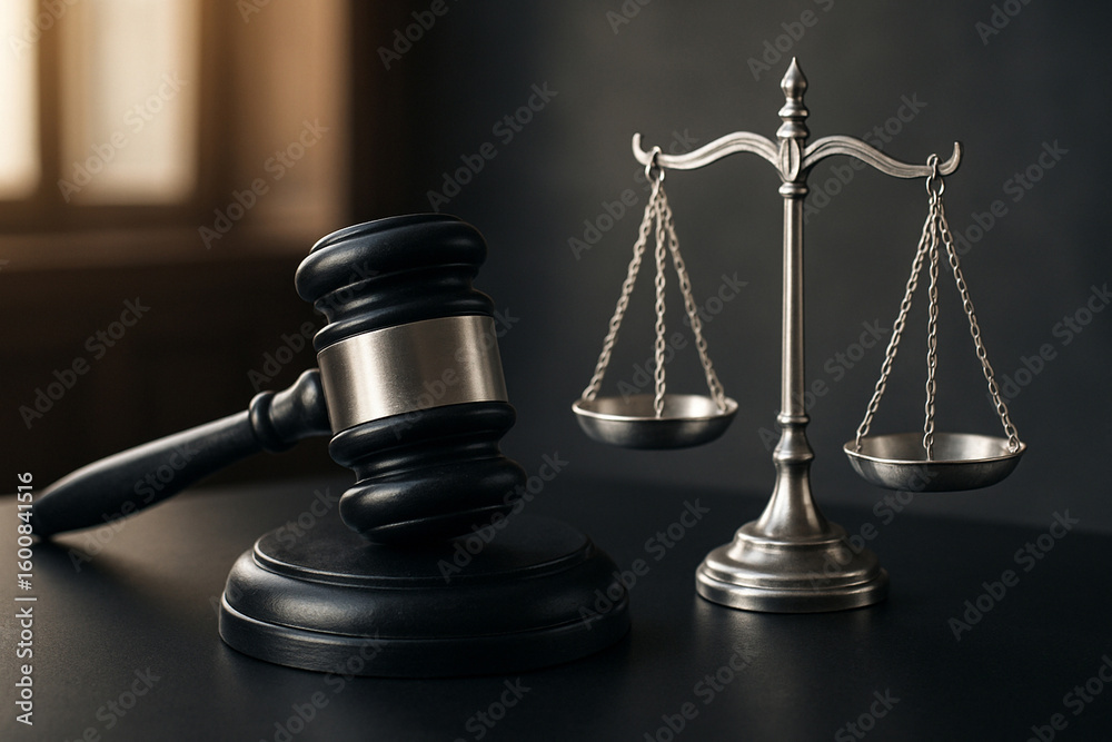 Legal gavel and scales of justice Legal gavel and scales of justice
