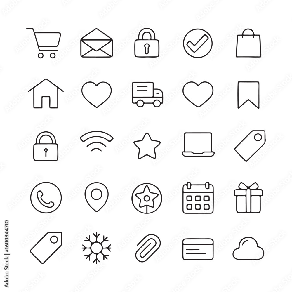 Fototapeta premium Social Media Icon Bundle