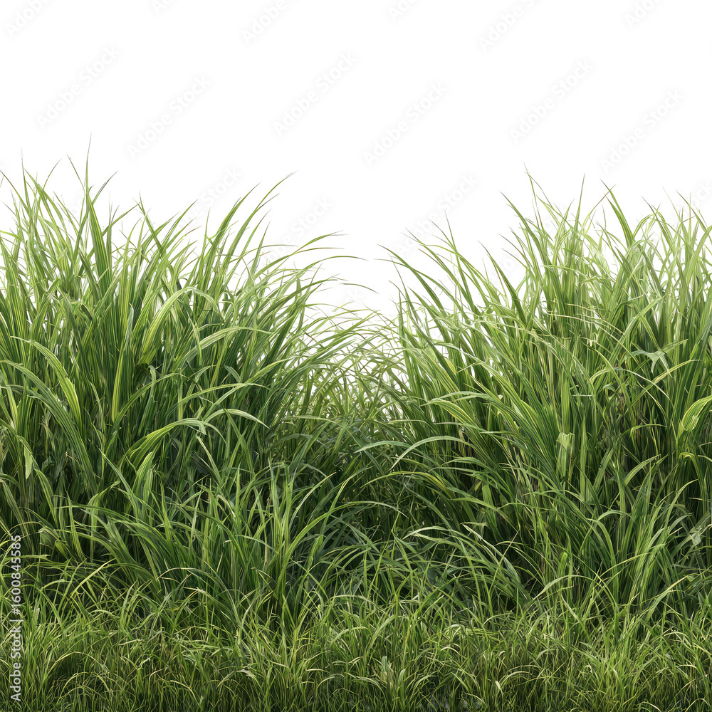 Obraz premium Lush green grass field