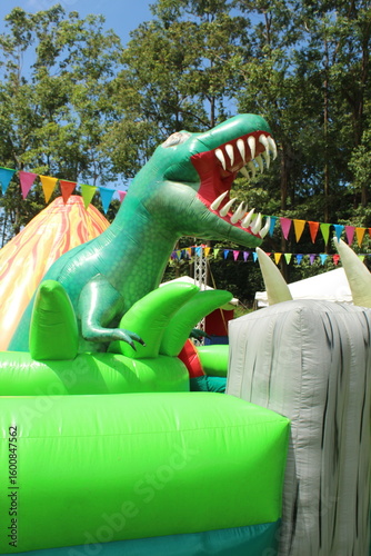 infatable dinosaur