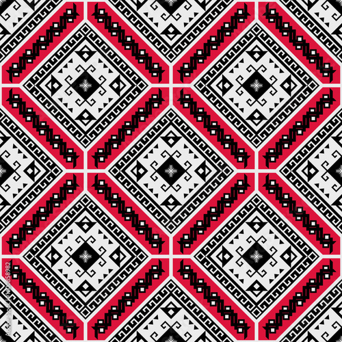 Tribal geometric textile pattern, ethnic, aztec, fabric, decorative, wall, wallpaper, wrapping paper, fabric, silk, scarf, pillow, book, backdrop and etc.