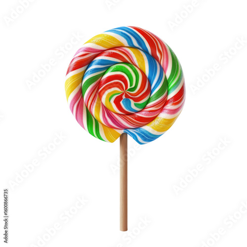 Wallpaper Mural Colorful swirl lollipop on a stick (3) Torontodigital.ca