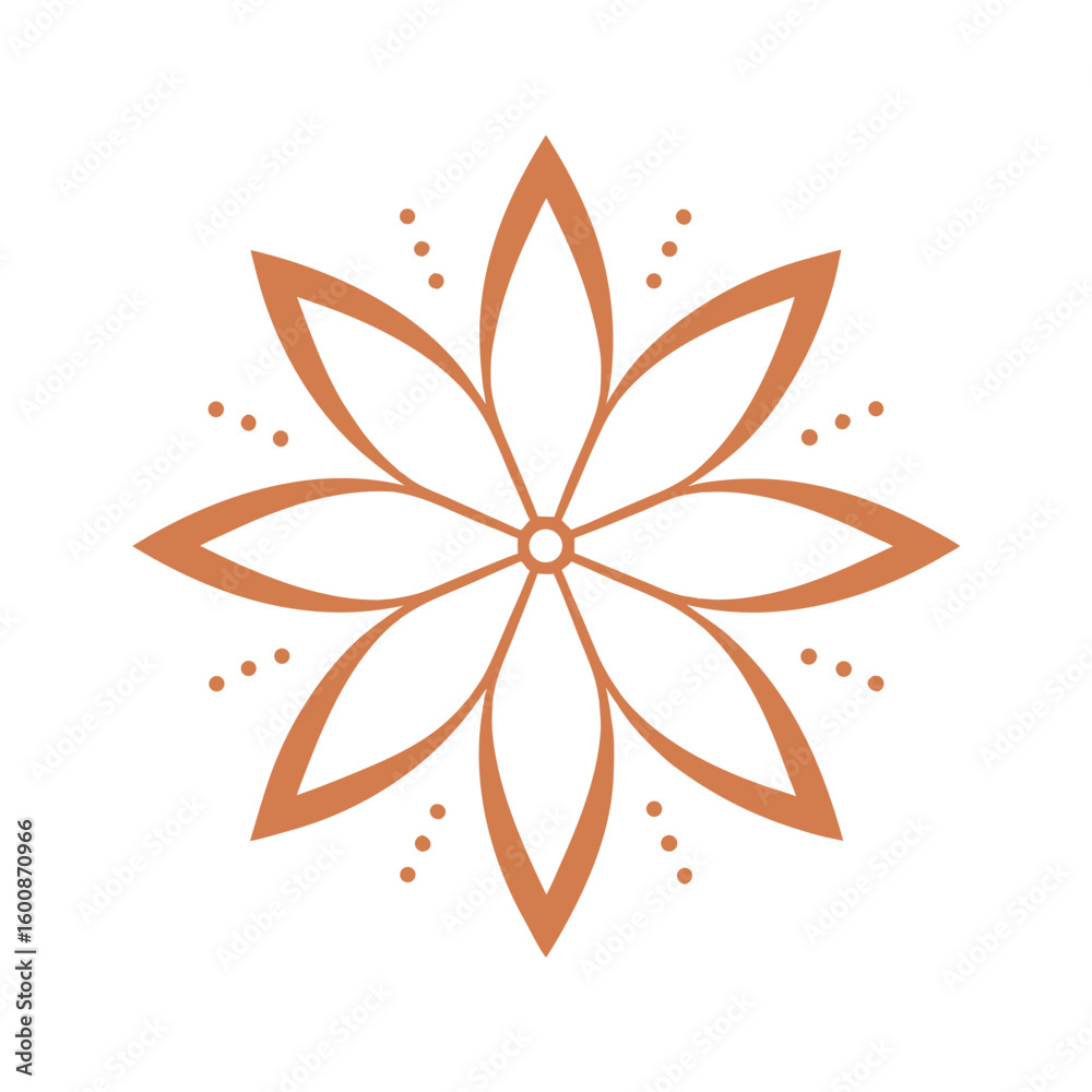 Minimal Circle Line Dot Mandala Minimal Circle Line Dot Mandala
